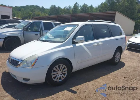 2012 Kia Sedona Lx z USA, uszkodzony, nr VIN KNDMG4C77C6418912